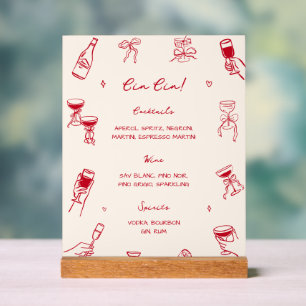 Red Thats Amore Party Cin Bar
