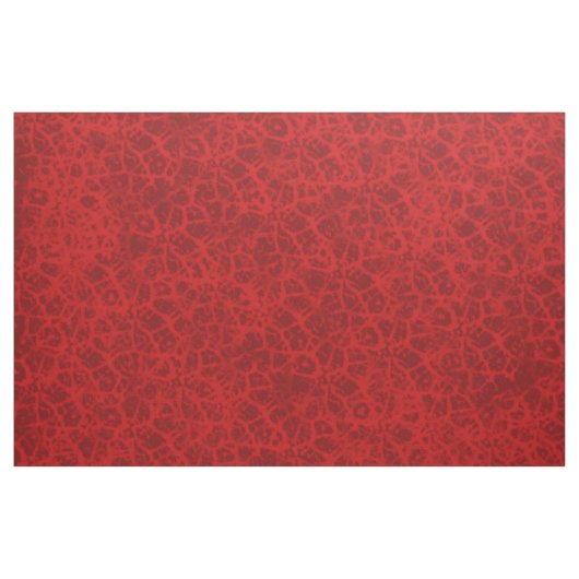 Red Thin Faux Lace Effect Design Stof (Fat Quarter)