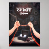 Red Thread of Fate Heartbreak Gothic Fantasy Poster (Voorkant)