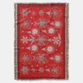 Red Throw Deken (Voorkant Verticaal)