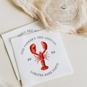 Red Tide Lobster Bake Servet