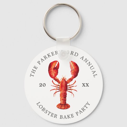 Red Tide | Lobster Bake Sleutelhanger (Voorkant)