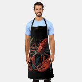 Red Tide Lobster | Naam Chef Schort (Gedragen)