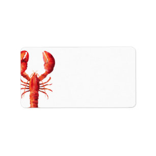 Red Tide Lobster Théleank Adres Etiket