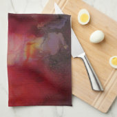 Red Tide Theedoek (Quarter Fold)