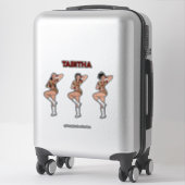 Red Tiger Dancer #2 Sticker (Koffer)