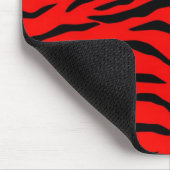 Red Tiger Pattern Muismat (Hoek)