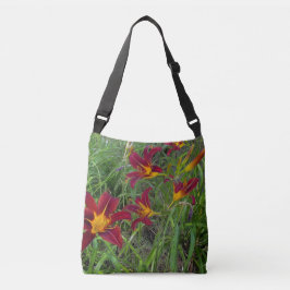 Red Tigerlily Garden Cross Body Bag Crossbody Tas