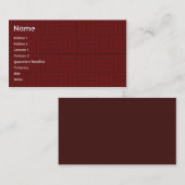 Red Tile - Business Visitekaartje (Voorkant / Achterkant)