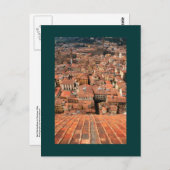 Red Tile-daken Briefkaart (Voorkant / Achterkant)