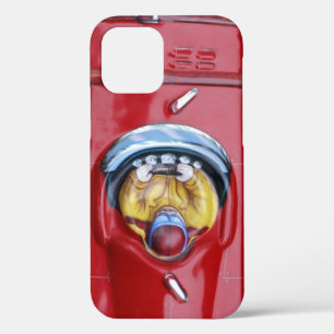 Red tin speelgoed raceauto Hoesje-Mate iPhone cas 12 Hoesje