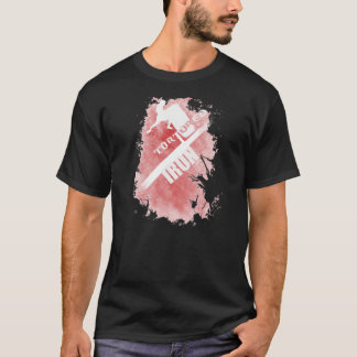 RED TIRE FLIP LOGO T-SHIRT