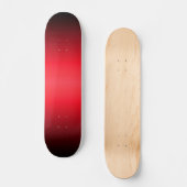 Red to Black Gradient Skateboard (Voorkant)