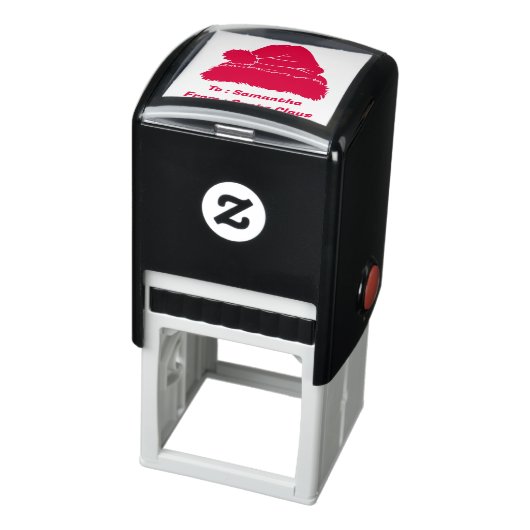 Red To From Santa Claus Xmas Zelfinktende Stempel (Product)