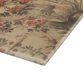 Red Toile Chinoiserie Cat Damask Snijplank (Hoek)