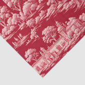 Red Toile de Jouy Tissuepapier (Detail)