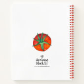 Red Tomaten Spiral notebook Notitieboek (Achterkant)