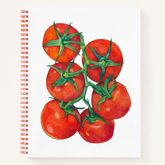 Red Tomaten Spiral notebook Notitieboek (Voorkant)