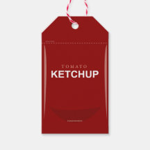  Red Tomato Ketchup Gift Label
