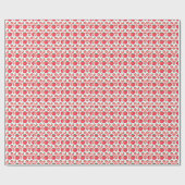 Red Tomato Pattern doet zo grappig Cadeaupapier (Vlak)