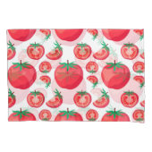 Red Tomato Pattern doet zo grappig Kussensloop (Voorkant-Links)