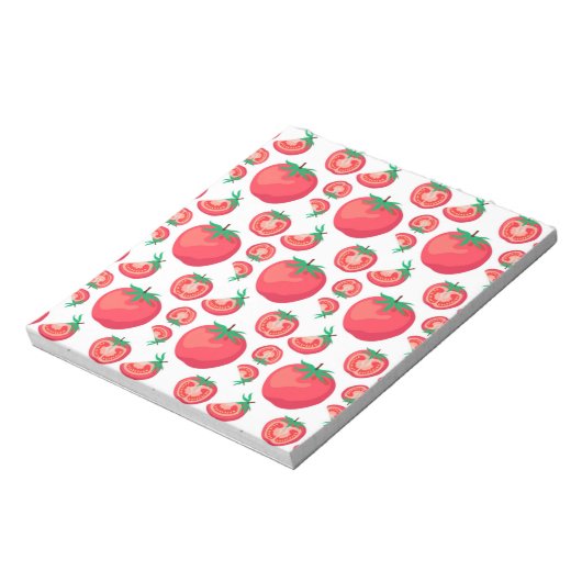 Red Tomato Pattern doet zo grappig Notitieblok (Gedraaid)