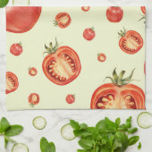 Red Tomato Pattern Theedoek (Gevouwen)