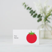 Red Tomato. Visitekaartje (Staand voorkant)