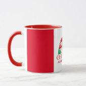 Red Top qualité de Noël MUG pour cadeau. (Gauche)