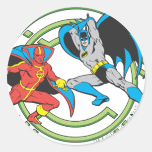 Red Tornado + Batman Ronde Sticker