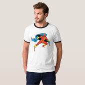 Red Tornado Cape Pose T-shirt (Voorkant volledig)