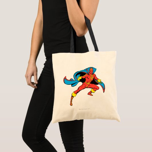 Red Tornado Cape Pose Tote Bag (Voorkant (product))