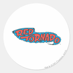 Red Tornado Logo Ronde Sticker