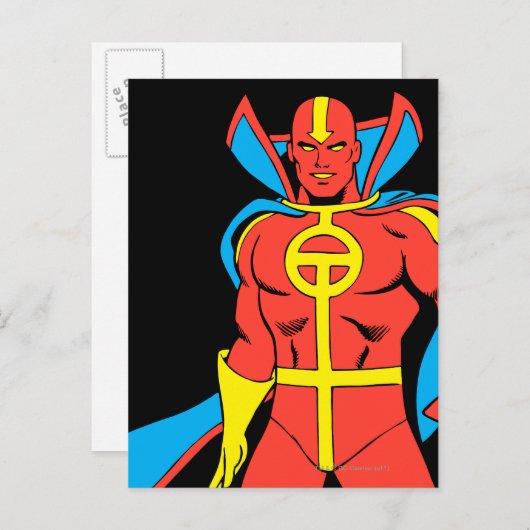 Red Tornado Pose Briefkaart (Voorkant / Achterkant)