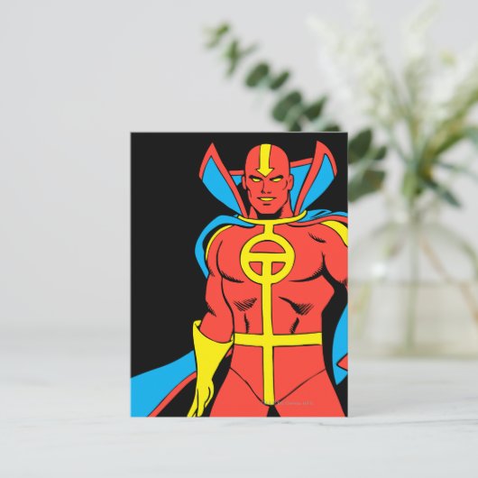 Red Tornado Pose Briefkaart (Staand voorkant)