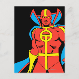 Red Tornado Pose Briefkaart