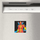 Red Tornado Pose Magneet (Insitu (Vaatwasser))