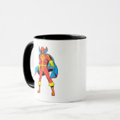 Red Tornado Pose Mok (Voorkant links)