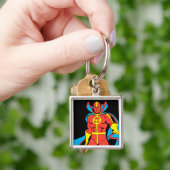 Red Tornado Pose Sleutelhanger (Hand)