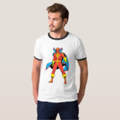 Red Tornado Pose T-shirt (Voorkant volledig)
