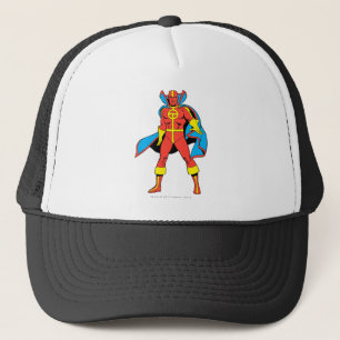 Red Tornado Pose Trucker Pet