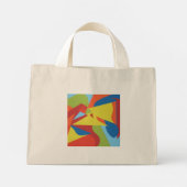 Red Toucan Contemporary Tiny Tote (Achterkant)