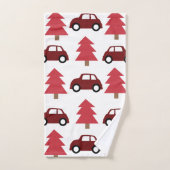 Red Toy Voiture Arbre de Noël Enfants (Serviette à main)