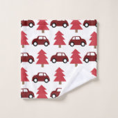 Red Toy Voiture Arbre de Noël Enfants (Gant de toilette)