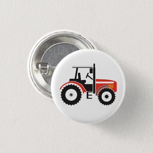 Red Tractor Badge Button (Voorkant /achterkant)
