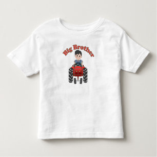 Red Tractor Big Brother Kinder Shirts