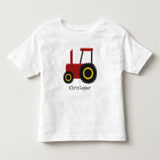 Red Tractor Kinder Shirts (Voorkant)