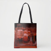 Red Tractor-motor Tote Bag (Voorkant)