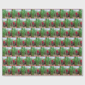 Red Tractor op Cornfield Cadeaupapier (Vlak)