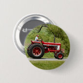 Red Tractor Ronde Button 5,7 Cm (Voorkant /achterkant)